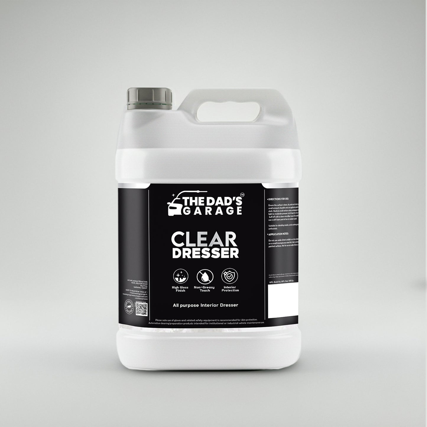 The Dad Garage - Clear Dresser - 5L