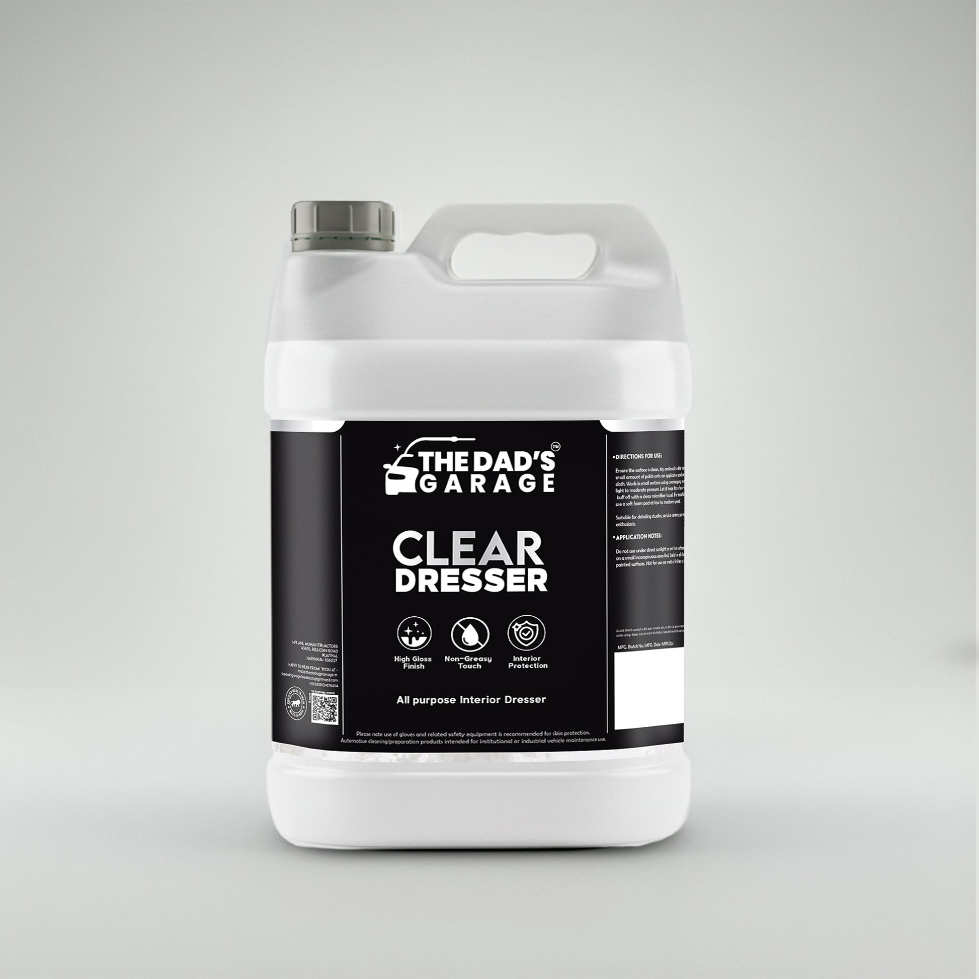 The Dad Garage - Clear Dresser - 5L