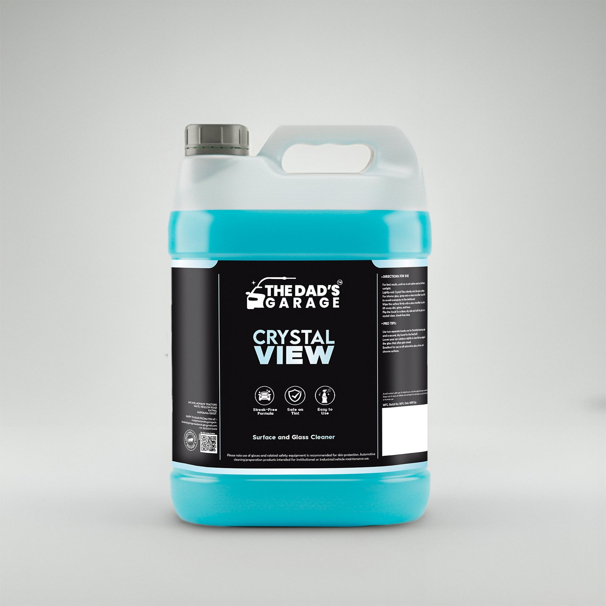  The Dad Garage - Crystal Wash (Glass Cleaner)-5l