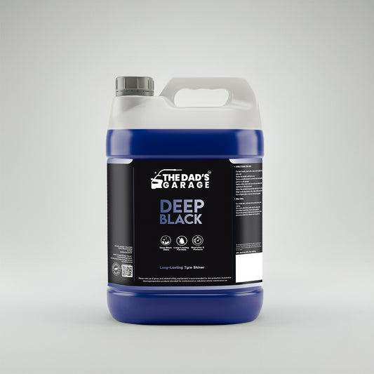 The Dad Garage - Deep Black (Tyre Polish) with a Spray-5L
