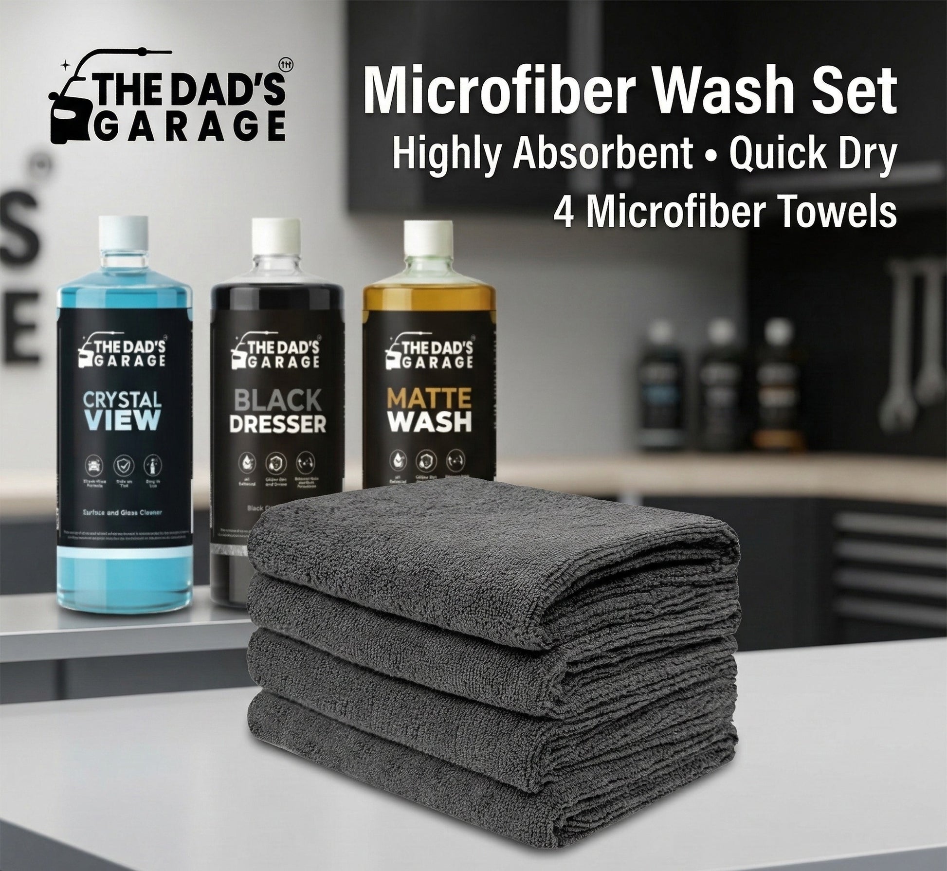 The Dad Garage - Microfiber Towels